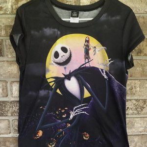 Nightmare Before Christmas Jack Skellington and Sally shirt size XL